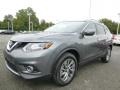 2015 Gun Metallic Nissan Rogue SL AWD  photo #8