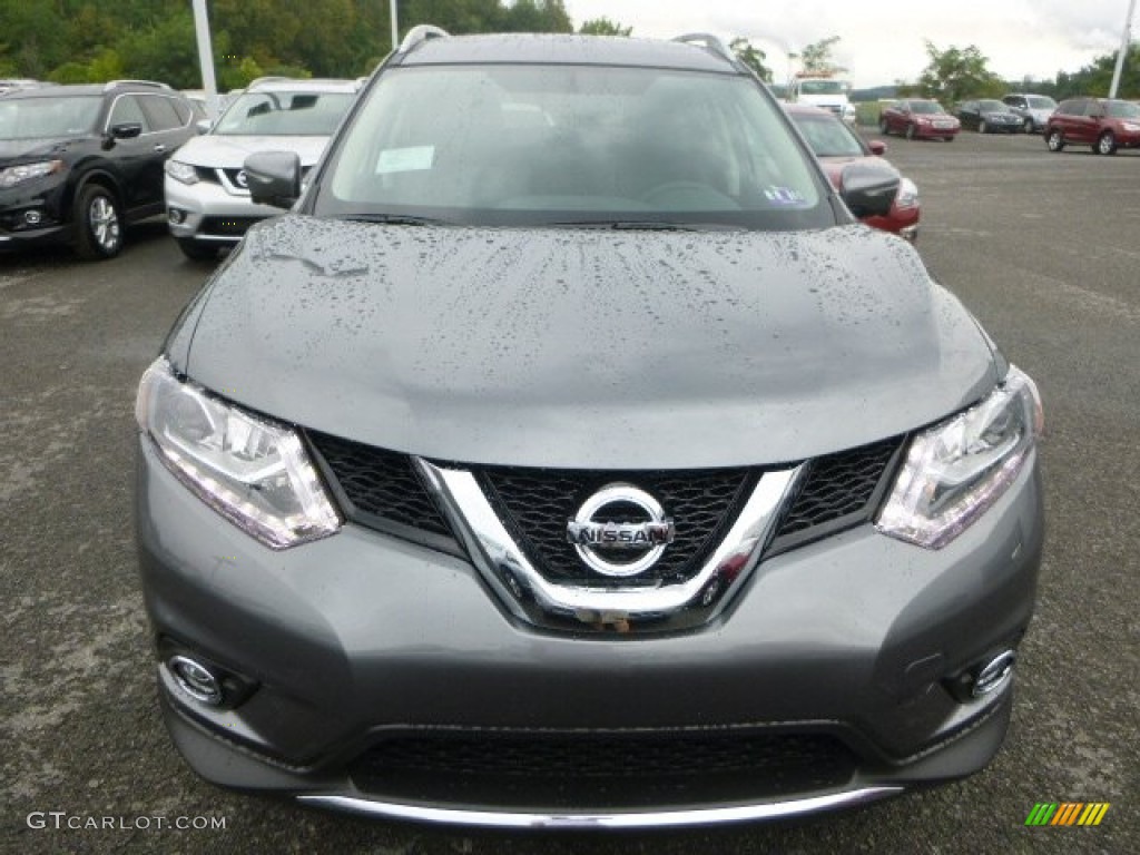 2015 Rogue SL AWD - Gun Metallic / Charcoal photo #9