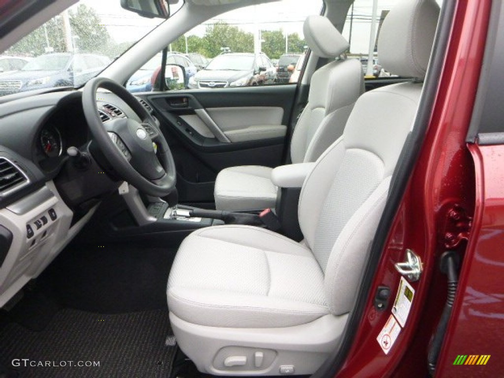Gray Interior 2016 Subaru Forester 2.5i Premium Photo #106504108