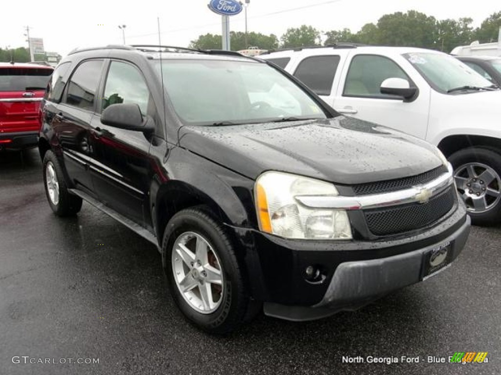 2005 Equinox LT AWD - Black / Light Cashmere photo #2