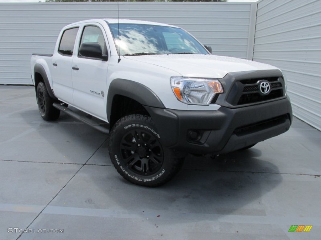 Super White Toyota Tacoma