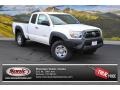 Super White 2015 Toyota Tacoma Access Cab 4x4