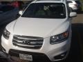 Glacier White 2012 Hyundai Santa Fe Limited V6