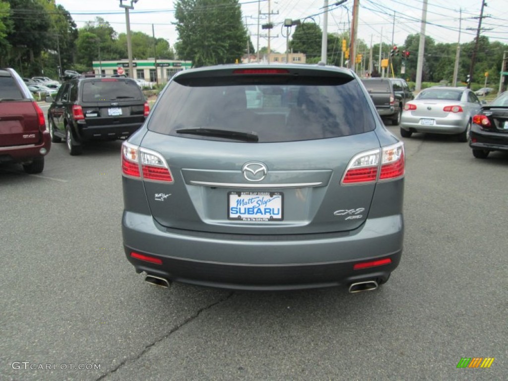 2011 CX-9 Grand Touring AWD - Dolphin Gray Mica / Black photo #7