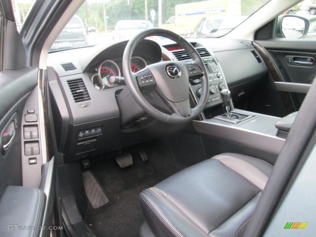 2011 CX-9 Grand Touring AWD - Dolphin Gray Mica / Black photo #10