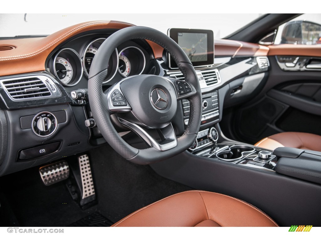 Saddle Brown/Black Interior 2016 Mercedes-Benz CLS 550 Coupe Photo #106512604