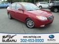 Redfire Pearl 2007 Hyundai Elantra GLS Sedan
