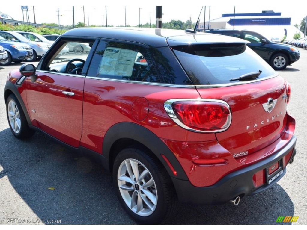 2015 Paceman Cooper S All4 - Chili Red / Carbon Black photo #10