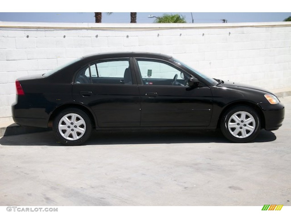 Nighthawk Black Pearl 2003 Honda Civic EX Sedan Exterior Photo #106515163