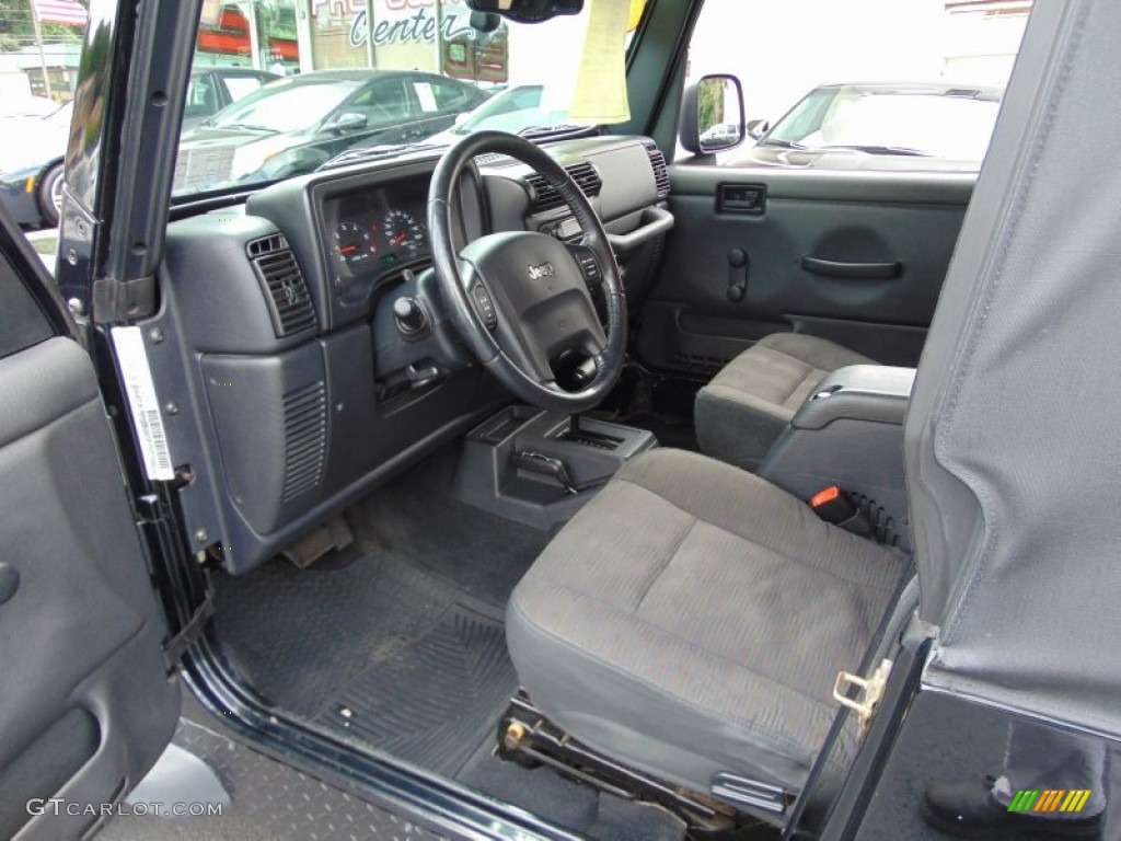Dark Slate Gray Interior 2005 Jeep Wrangler Unlimited 4x4 Photo #106517587