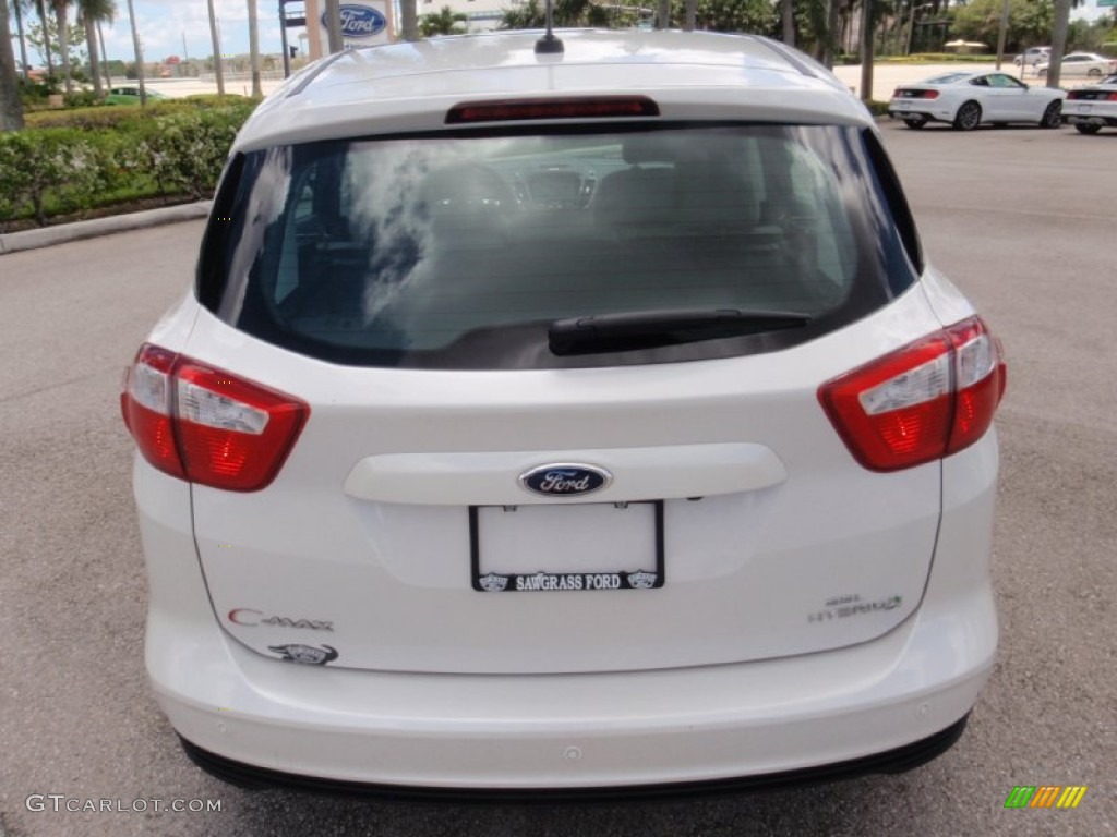 2015 C-Max Hybrid SEL - White Platinum Tricoat / Medium Light Stone photo #7