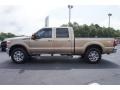 2012 Pale Adobe Metallic Ford F250 Super Duty Lariat Crew Cab 4x4  photo #4