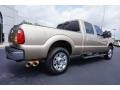 2012 Pale Adobe Metallic Ford F250 Super Duty Lariat Crew Cab 4x4  photo #7