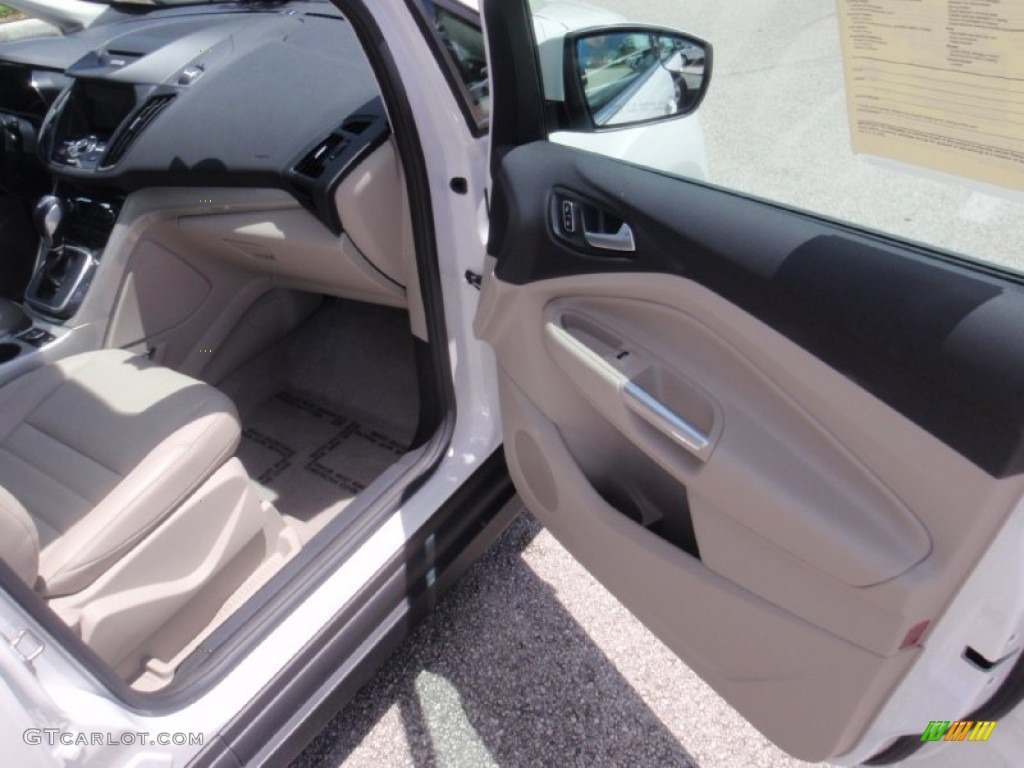 2015 C-Max Hybrid SEL - White Platinum Tricoat / Medium Light Stone photo #20