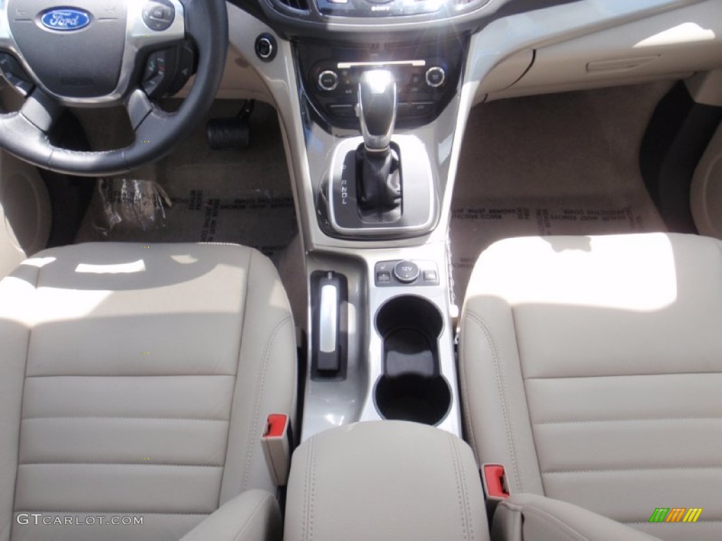 2015 C-Max Hybrid SEL - White Platinum Tricoat / Medium Light Stone photo #29