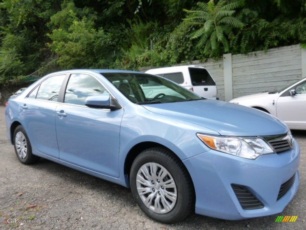 2012 Camry L - Clearwater Blue Metallic / Ivory photo #1