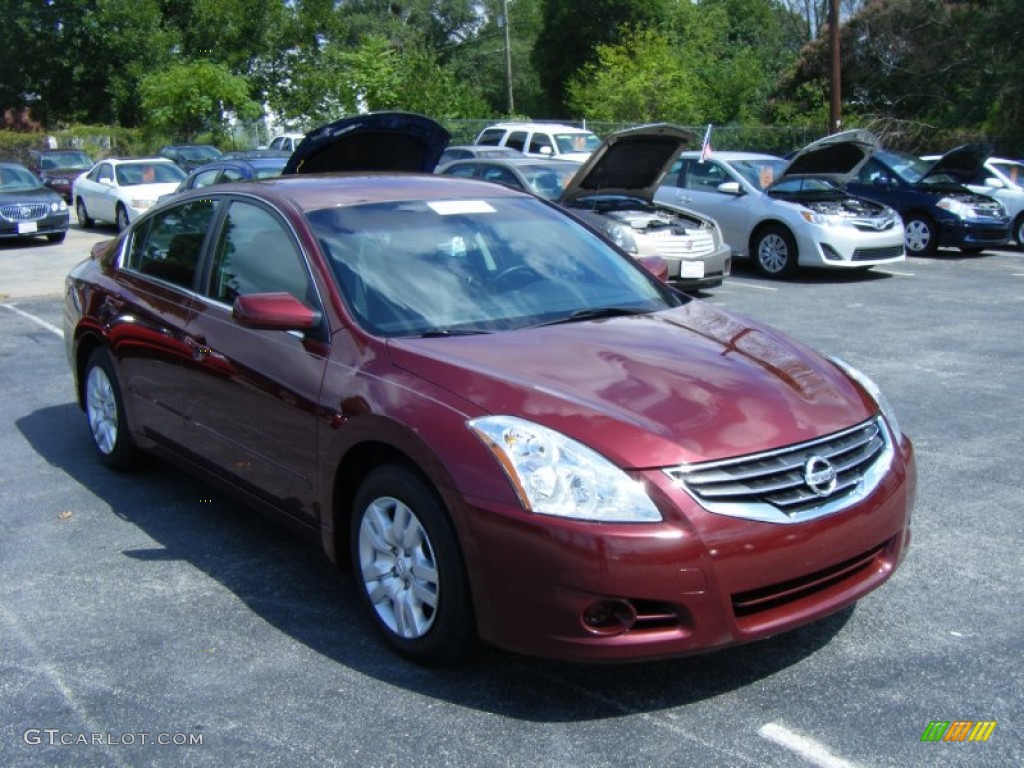 2010 Altima 2.5 S - Tuscan Sun Red / Charcoal photo #2