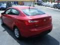 2013 Signal Red Kia Rio LX Sedan  photo #4