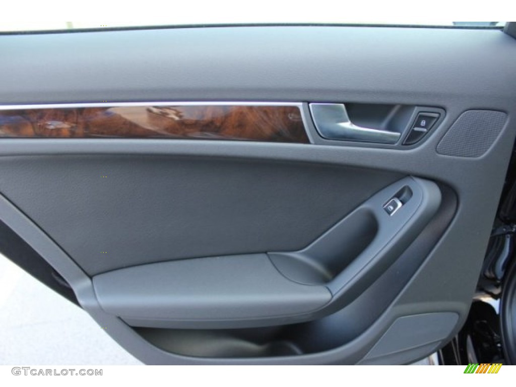 2016 Audi A4 2.0T Premium Black Door Panel Photo #106527478