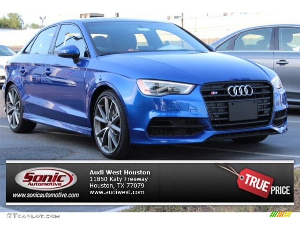 2016 S3 2.0T Premium Plus quattro - Sepang Blue Pearl / Black photo #1