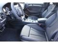 Black Front Seat Photo for 2016 Audi S3 #106528960