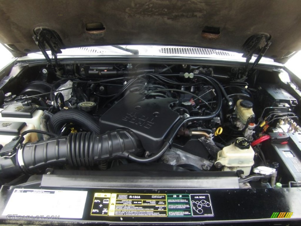 2002 Explorer Sport - Black Clearcoat / Graphite photo #15