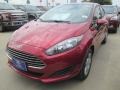 2016 Ruby Red Metallic Ford Fiesta SE Sedan  photo #6