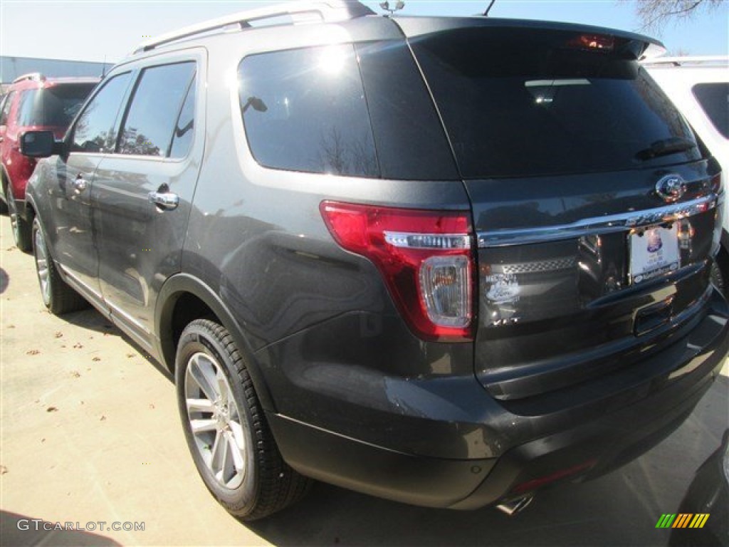 2015 Explorer XLT - Magnetic / Charcoal Black photo #8