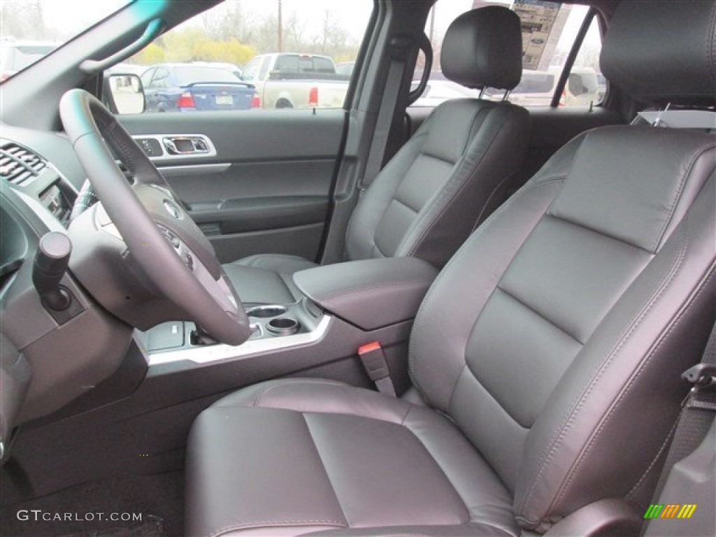 2015 Explorer XLT - Magnetic / Charcoal Black photo #22