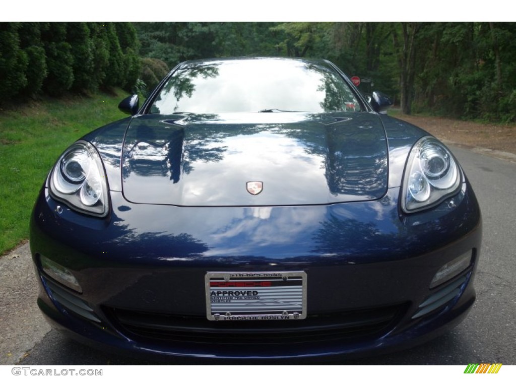 2011 Panamera 4 - Dark Blue Metallic / Black photo #2