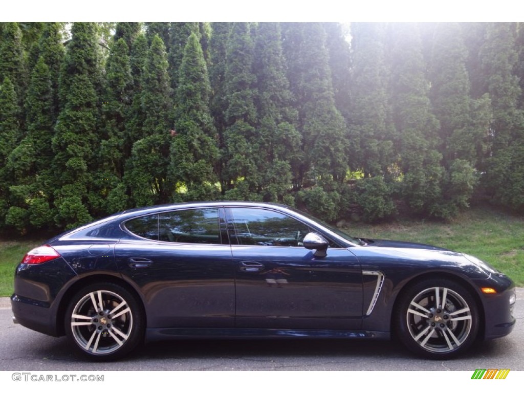 2011 Panamera 4 - Dark Blue Metallic / Black photo #7