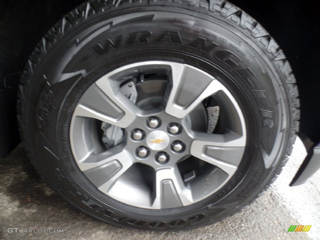 2016 Chevrolet Colorado Z71 Crew Cab 4x4 Wheel Photo #106536049