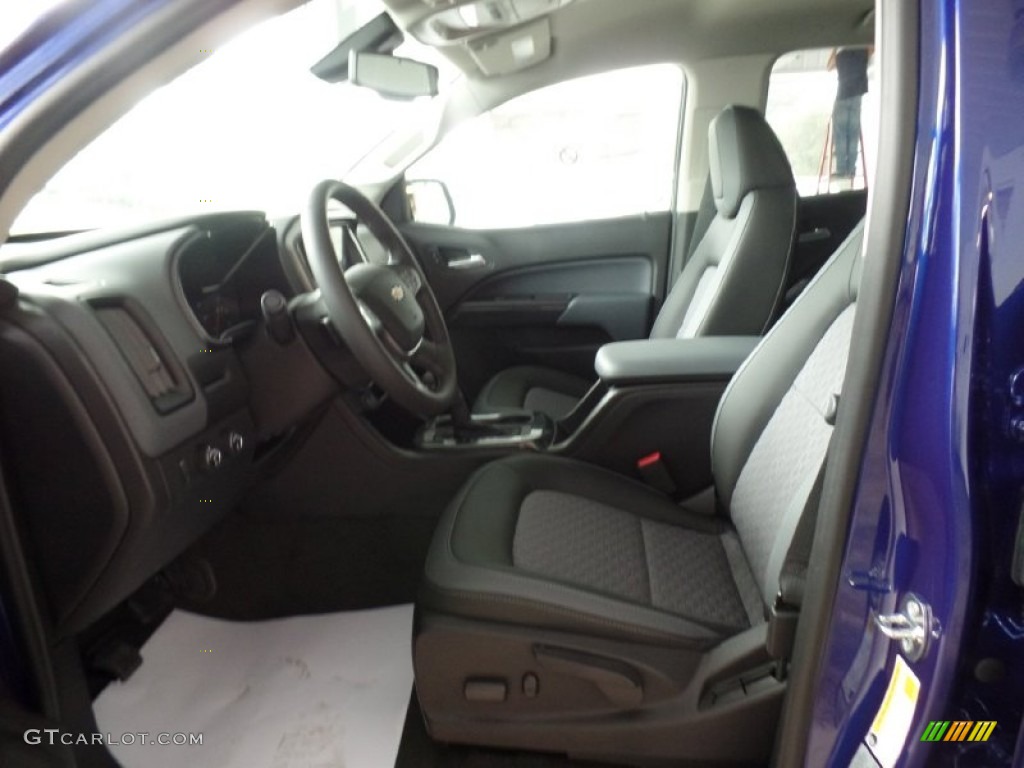 Jet Black Interior 2016 Chevrolet Colorado Z71 Crew Cab 4x4 Photo #106536130