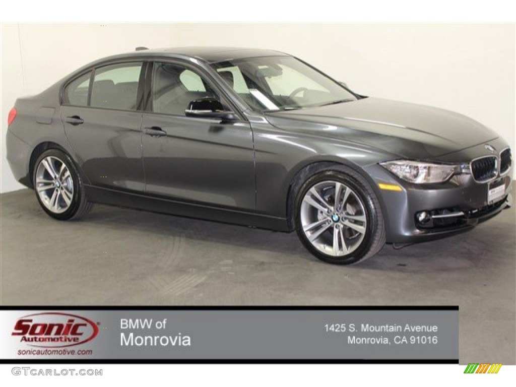 2015 3 Series 328i xDrive Sedan - Mineral Grey Metallic / Black photo #1