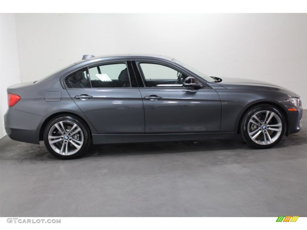2015 3 Series 328i xDrive Sedan - Mineral Grey Metallic / Black photo #2