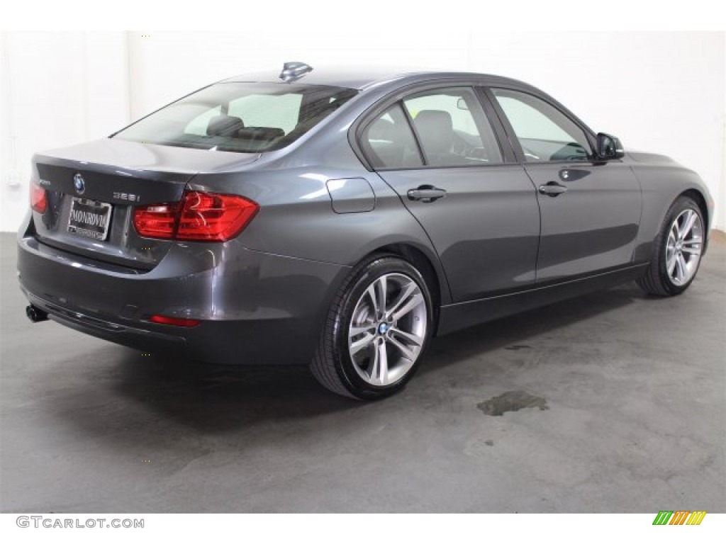 2015 3 Series 328i xDrive Sedan - Mineral Grey Metallic / Black photo #4