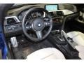  2015 4 Series 428i xDrive Gran Coupe Ivory White and Black Interior
