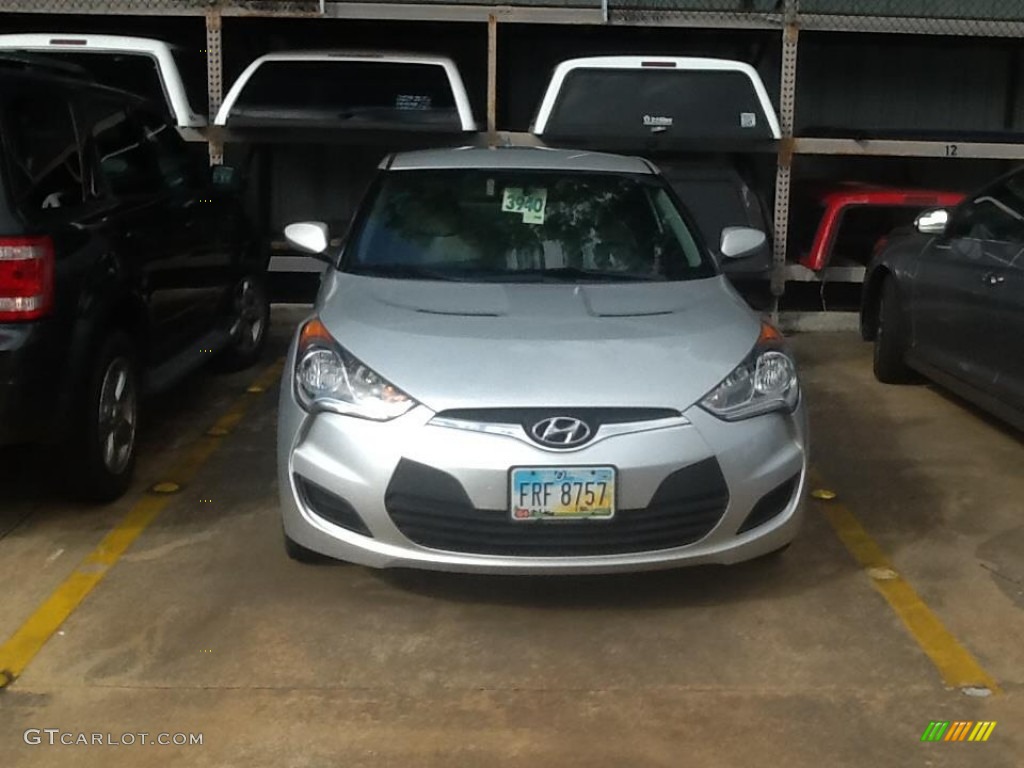 2012 Veloster  - Ironman Silver / Gray photo #1