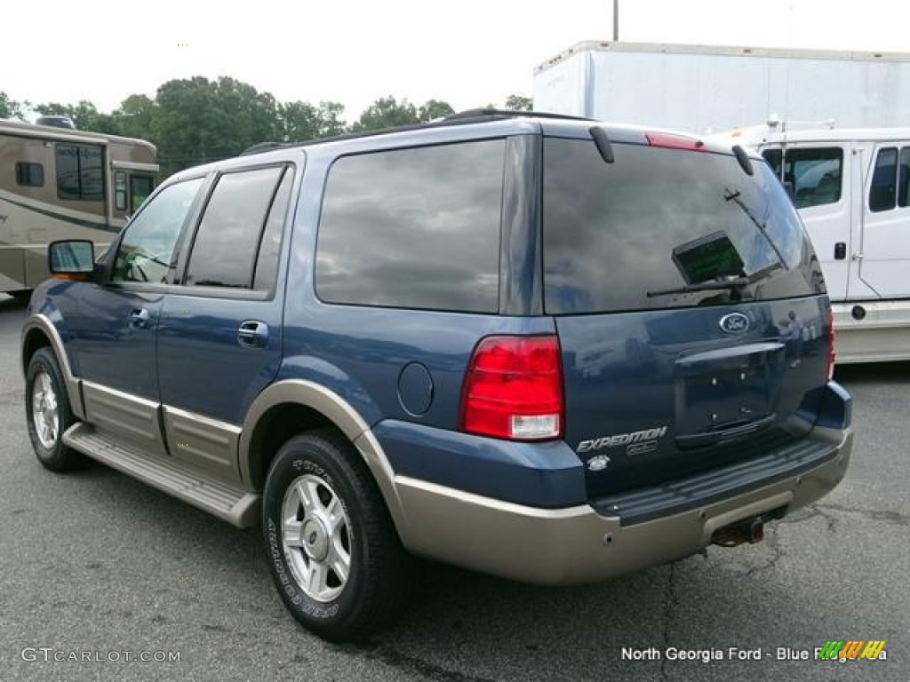 2003 Expedition Eddie Bauer 4x4 - Medium Wedgewood Blue Metallic / Medium Parchment photo #3
