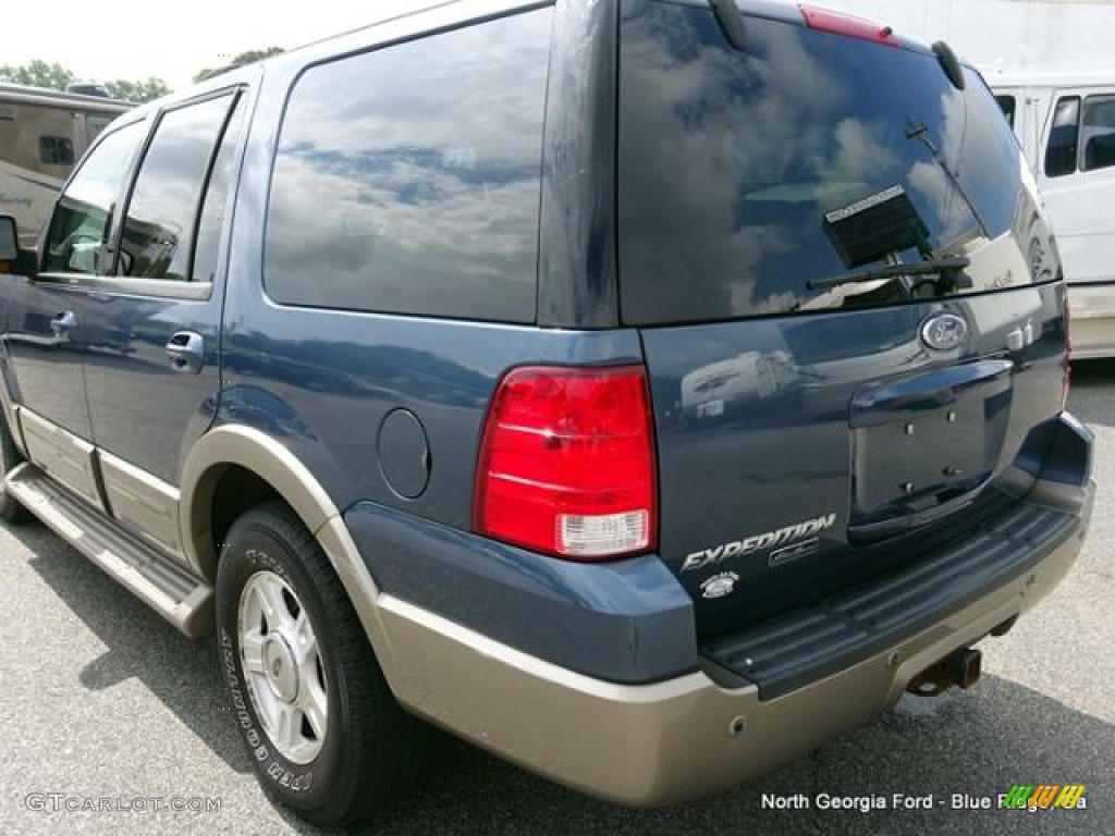 2003 Expedition Eddie Bauer 4x4 - Medium Wedgewood Blue Metallic / Medium Parchment photo #40