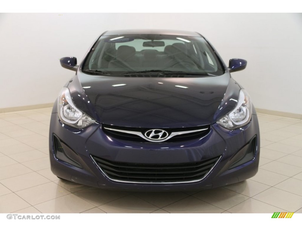 2014 Elantra SE Sedan - Blue / Gray photo #2