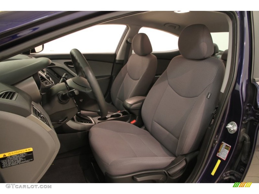 2014 Elantra SE Sedan - Blue / Gray photo #5