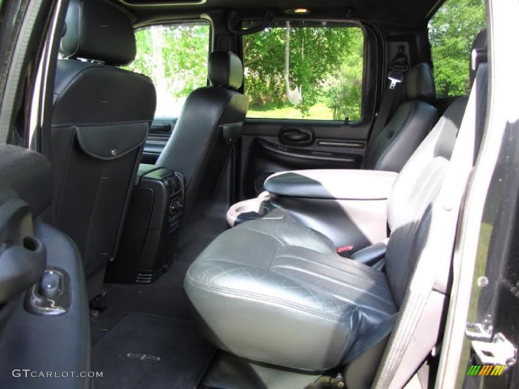 Midnight Black Interior 2002 Lincoln Blackwood Crew Cab