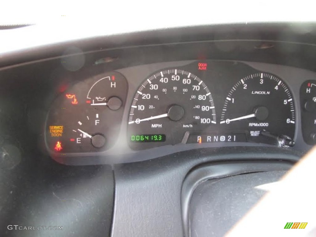2002 Lincoln Blackwood Crew Cab Gauges Photo #106539796