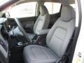 Jet Black/Dark Ash 2016 Chevrolet Colorado WT Crew Cab 4x4 Interior Color