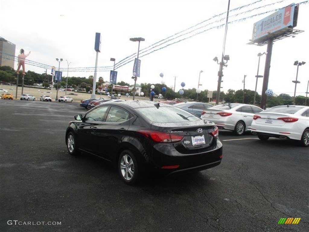 2016 Elantra Value Edition - Phantom Black / Beige photo #5