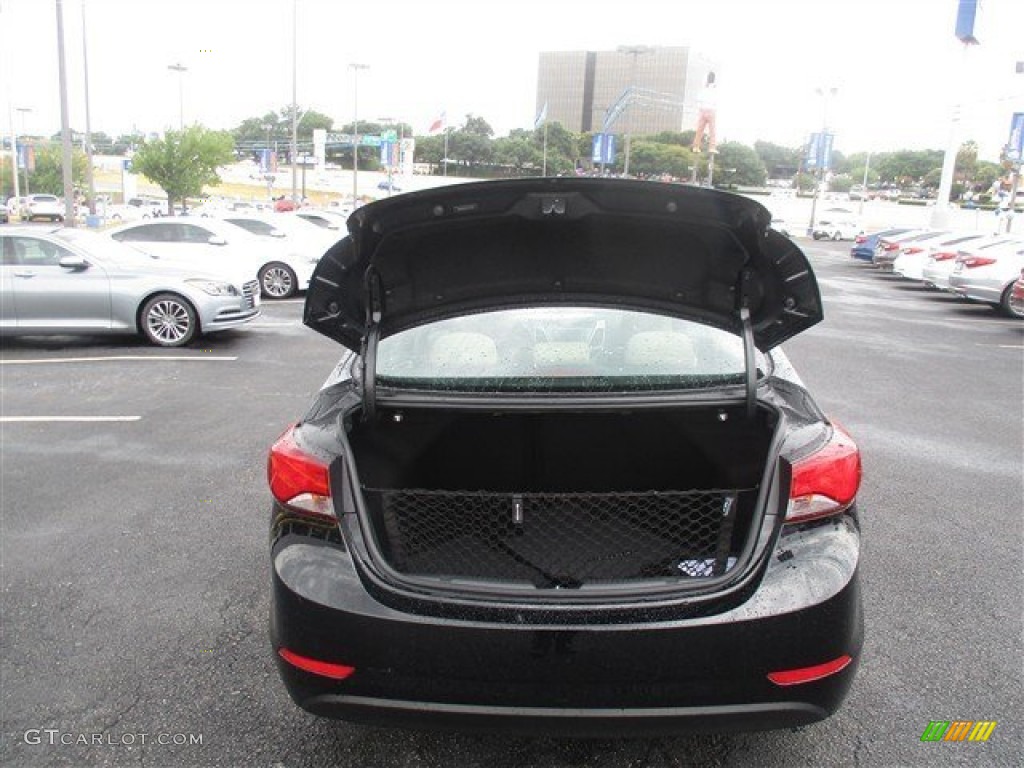 2016 Elantra Value Edition - Phantom Black / Beige photo #9