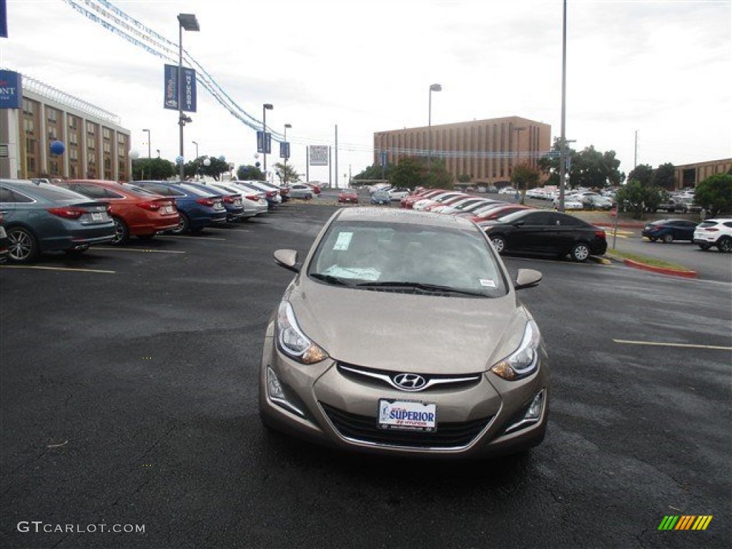 2016 Elantra Value Edition - Desert Bronze / Beige photo #2