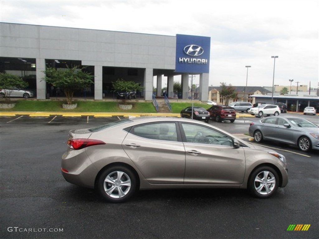2016 Elantra Value Edition - Desert Bronze / Beige photo #8