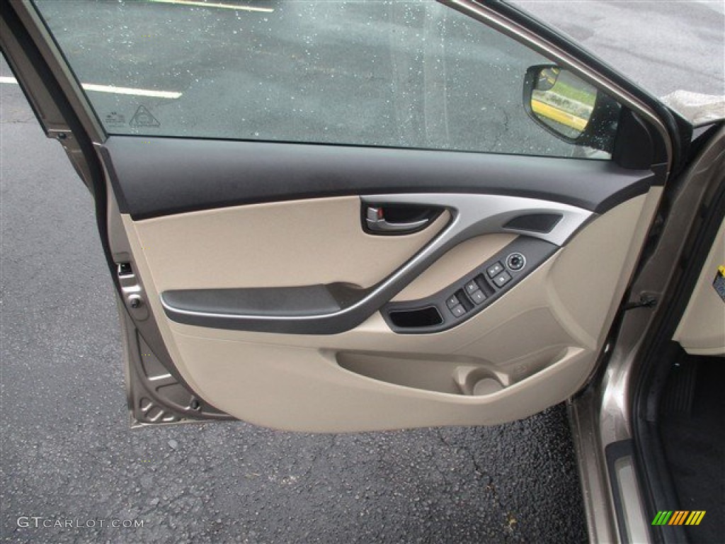 2016 Elantra Value Edition - Desert Bronze / Beige photo #13